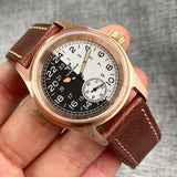 36mm Sub second Pilot Watch Tandorio TD922 ST1701 AUTOMATIC Steel/titanium/ Solid bronze Sapphire 10ATM