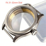 38mm pilot Watch case Sapphire 316 Stainless Steel Case Chapter ring For NH35 ETA2824 PT5000 ST2130