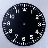 38mm watch dial Sunburst Blue Green White Black Hand Set Fit NH35 NH36 NH38 PT5000 for Pilot Diving Men Watch Parts Accessories