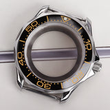 41mm Seamaster Watch Case 316 Stainless Steel 100M Waterproof for NH35 NH36 NH38 Movements 31mm Dial Watch Accessories