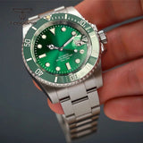 Miyota 8215 Submariner Mod Tandorio TD203M 40mm PT5000 Movt Sapphire Bubble Date