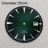 35mm Cocktail Dial Suitable For NH35 Japan Movement Vertical Stripe High Quality Dial Watch Modification Accessories