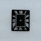 Women Tank Watch Case Roman Markers 27*35mm No Logo For Seiko VJ24 Quartz Movement Mod Parts