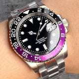 Miyota 8215 Submariner Mod Tandorio TD203M 40mm PT5000 Movt Sapphire Bubble Date