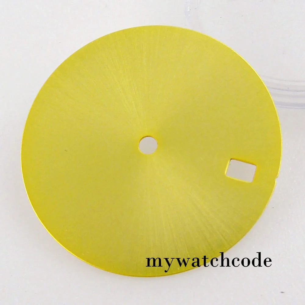 29mm Green/Blue/Black/Yellow/White Sterile Watch Dial Date Day Window Fit for NH35A NH36A Automatic Movement Watch Accessories