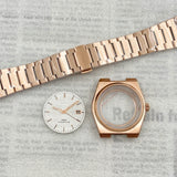 Gold / Rose Gold / PVD Black PRX case 40mm Automatic Modified Case Strap Set Fits Supe Player Prx NH35 NH36 Movement Sapphire Glass Penetrating