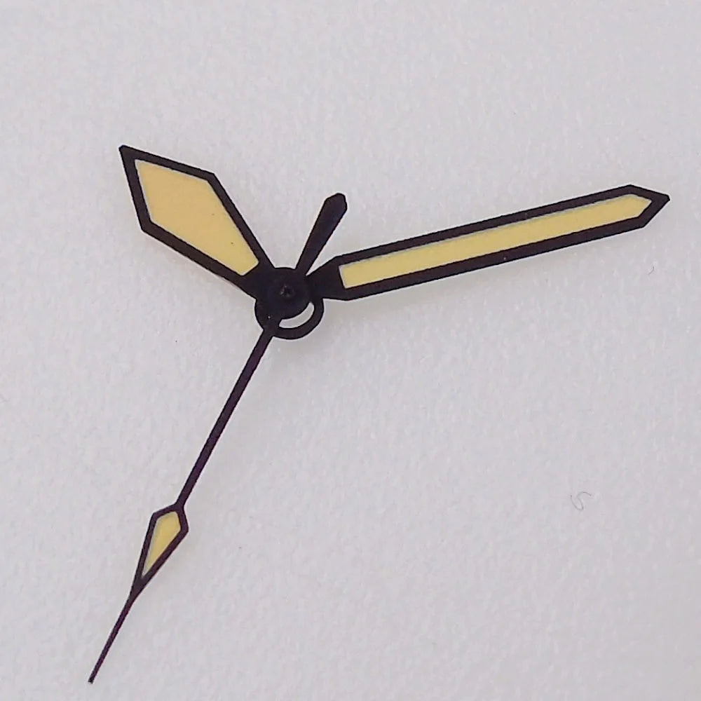 Fifty Fathom Watch Hands White Black Yellow Watch Hand Needles for NH35 NH36 NH37 NH38 NH39 NH70 NH72 ETA2824 PT5000 ST2130 Lume Watch Parts Accessories