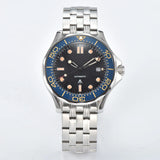 Customizable Seamaster Watch Miyota 8215 Automatic Dive Coated Hardlex Date 20ATM