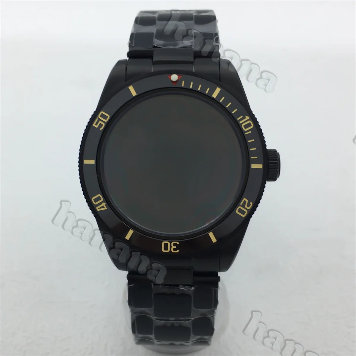 PVD Black Watch Case BB58 39MM domed sapphire stainless steel case for NH34 NH35 NH36 ETA2824 PT5000movement 20ATM