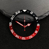 Submariner Bezel NH35 38mm bezel insert red Hands Watch Hands Blue Green Luminous Red Green Blue Hands For NH35/36/4R/7S Movement Watches Parts