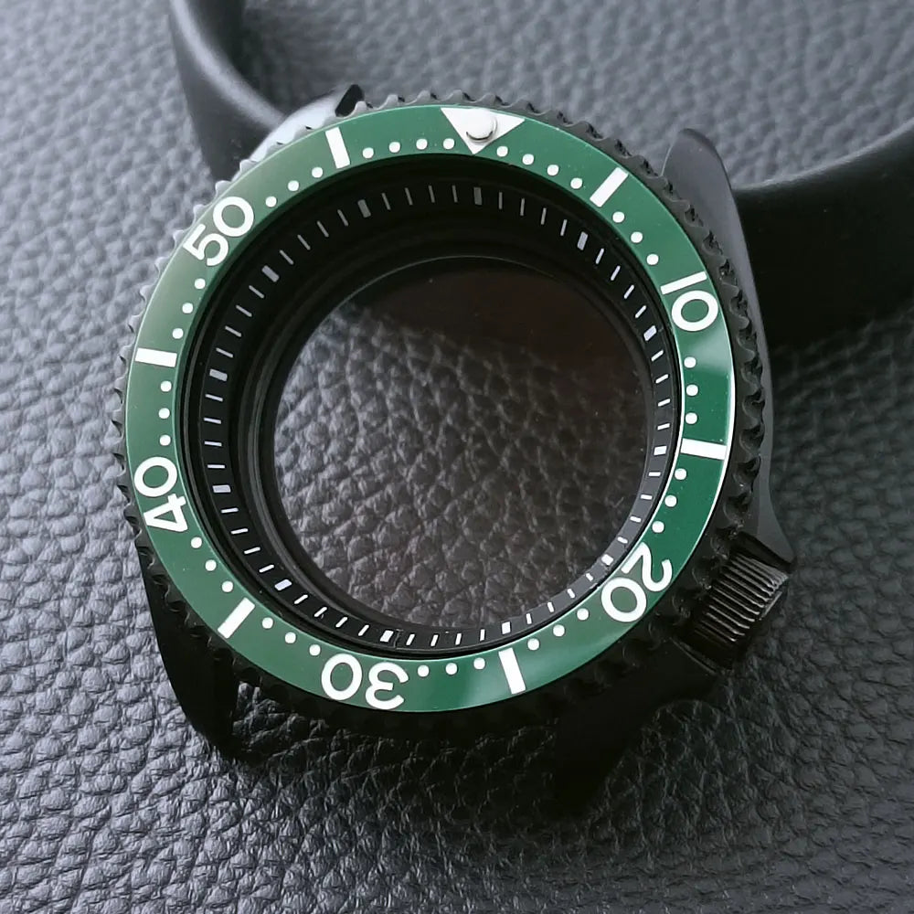 Black SKX007 Case PVD 42mm Sapphire NH35 Mod Case Nh36