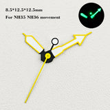 28.5mm NH35 watch dial Fit for NH34 NH35 NH36 automatic movement For SKX SRP Green Luminous Custom logo Watch Modification parts