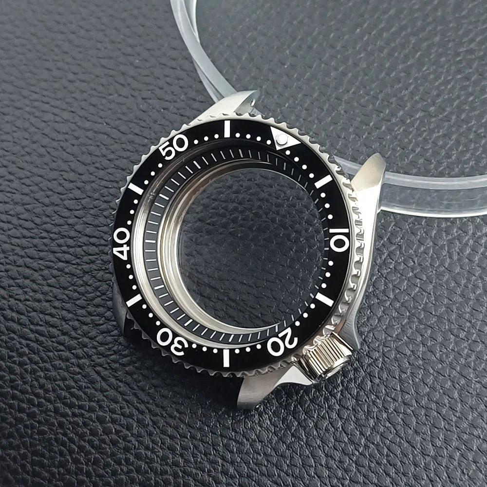 42mm Skx007 Case Mod For NH35 316 Steel Case Fit NH35 NH36 Movement/Dial Case Plane Sapphire Glass 22mm Strap Watch Box