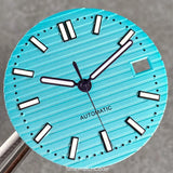 Nautilus Dial For NH35 movement NH36 NH38 NH70 NH71 NH72 29.2mm green Luminous Hands set