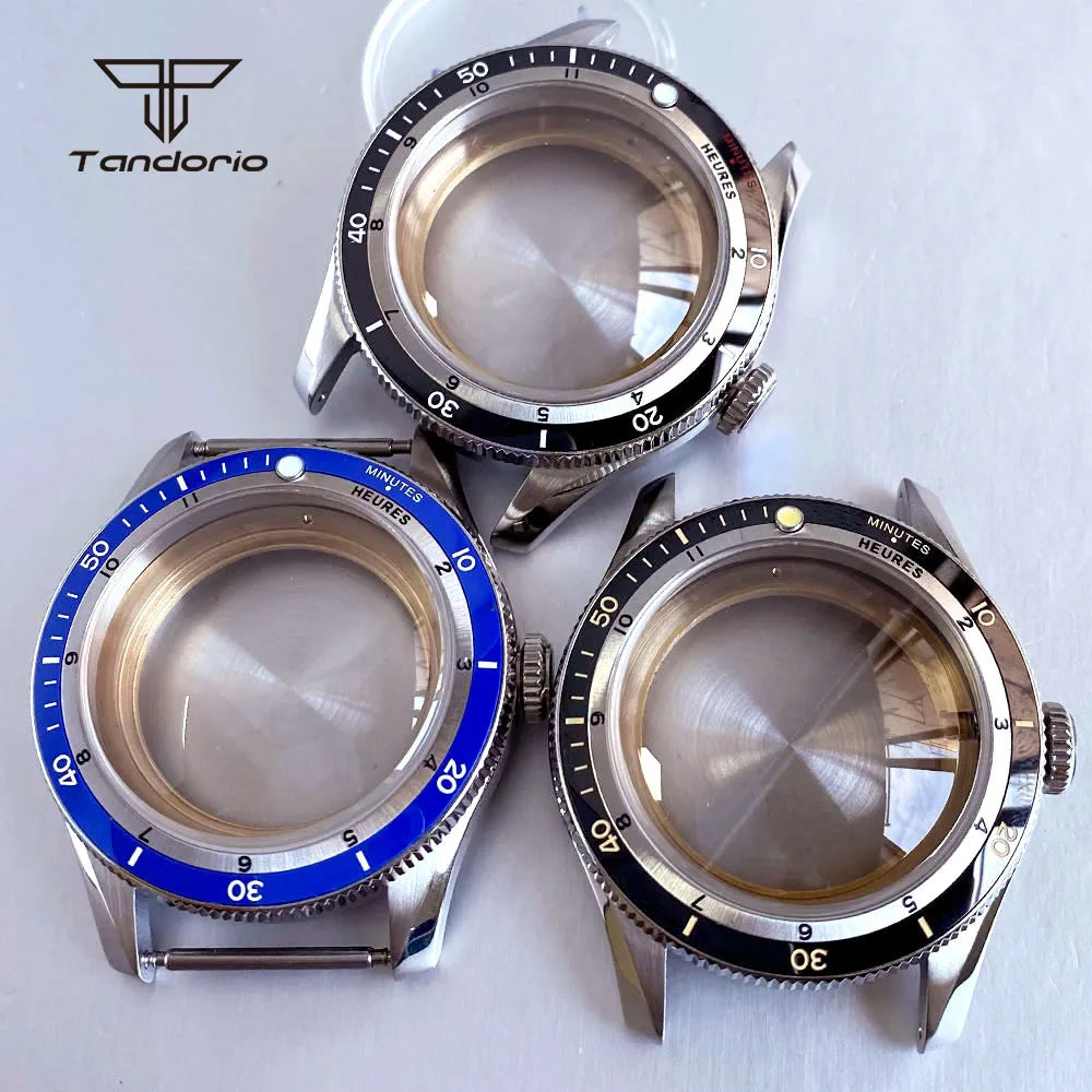 40mm Serica Mod Dive Case Domed Sapphire +Bracelet+31mm Dial+Hands Mod Accessories Fit NH35 NH36 NH38 ETA2824 PT5000 ST2130 Miyota8215