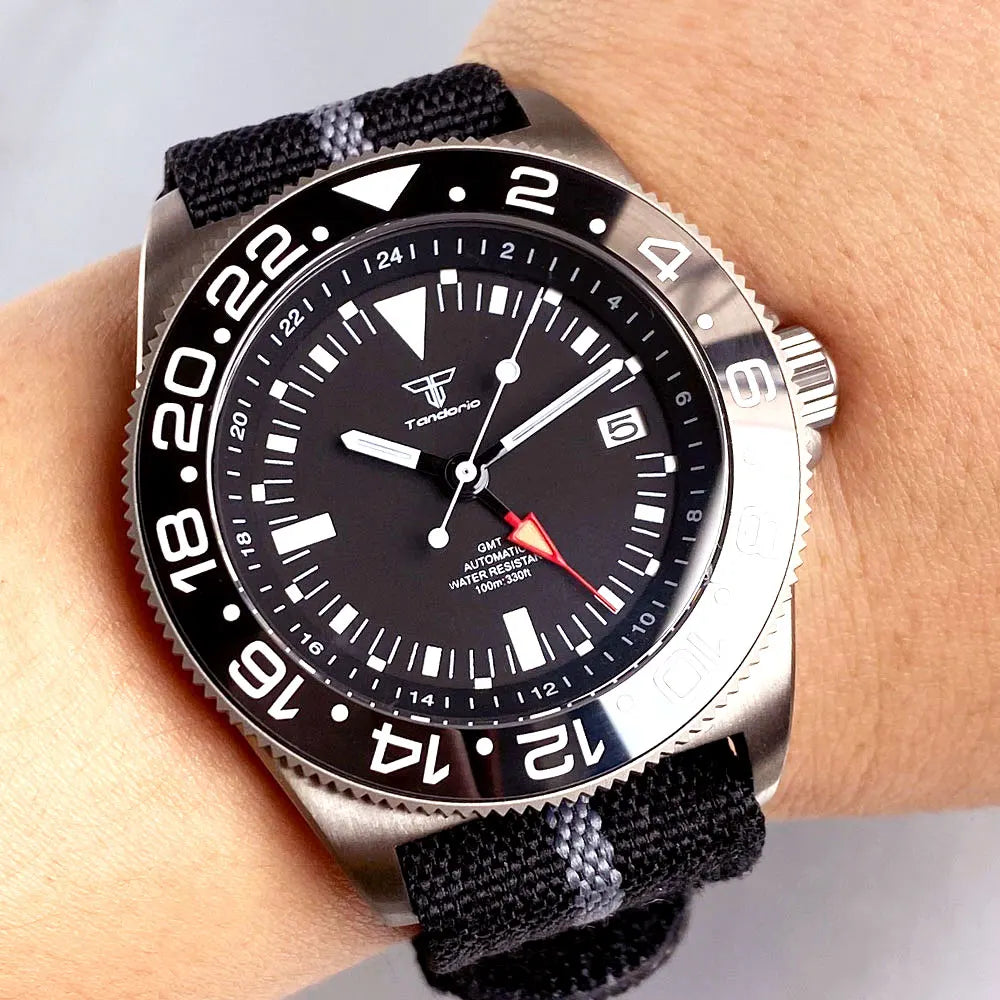 Titanium GMT Watch Tandorio TD015 2