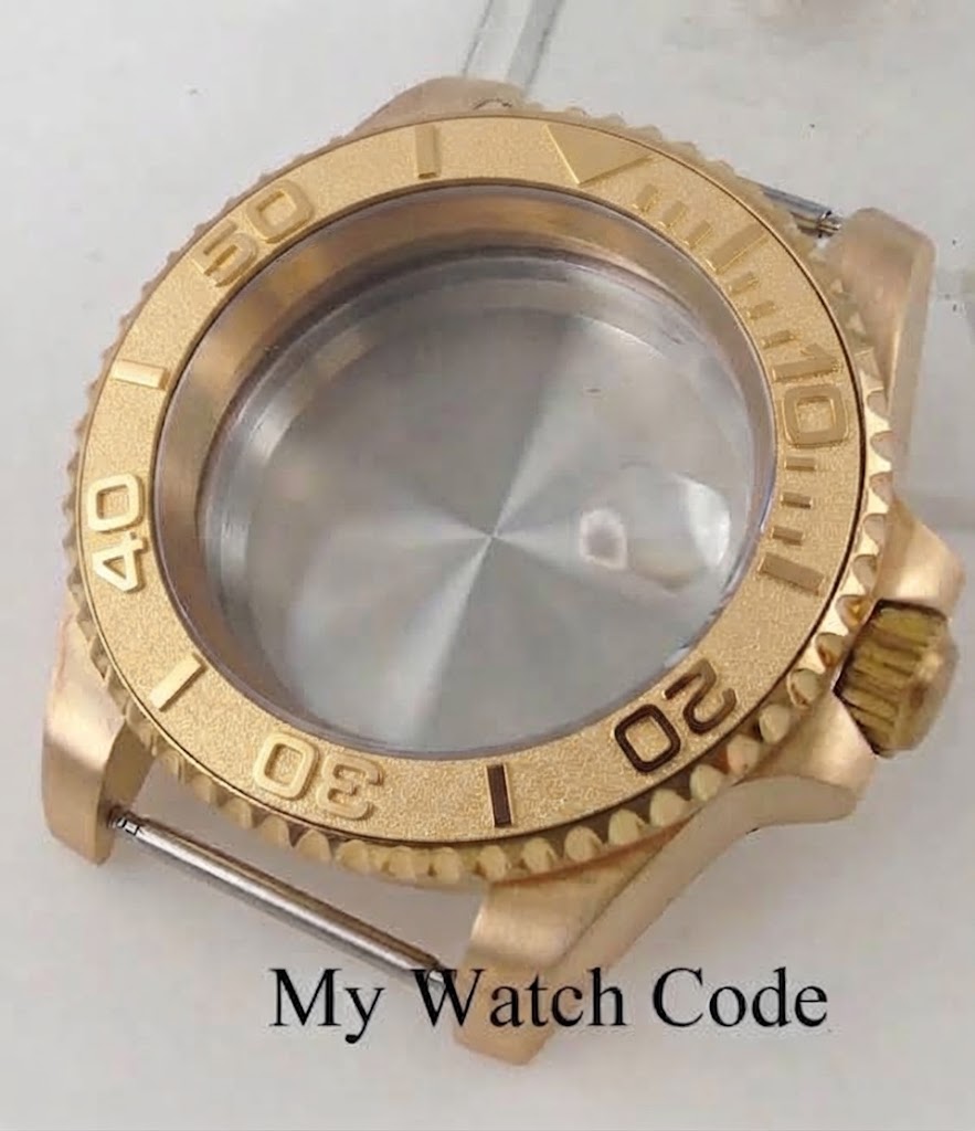 40mm CUSN8 Bronze Case 200M Waterproof Dive SUB Water Ghost Watch Case for NH34 NH35 NH36 NH38 NH39 NH70 NH72 ETA2824 PT5000 Bronze Insert