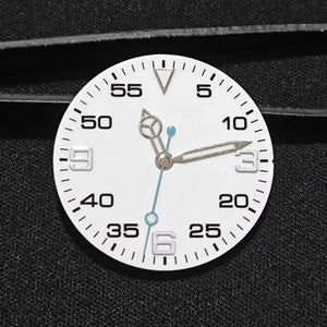 AIr King29mm Watch Dial Set Green Luminous Watch Accessories Watch Faces+hands for 8215/ 8200/ 8205/ 821A/ 2813 Movement - Tandorio Watches