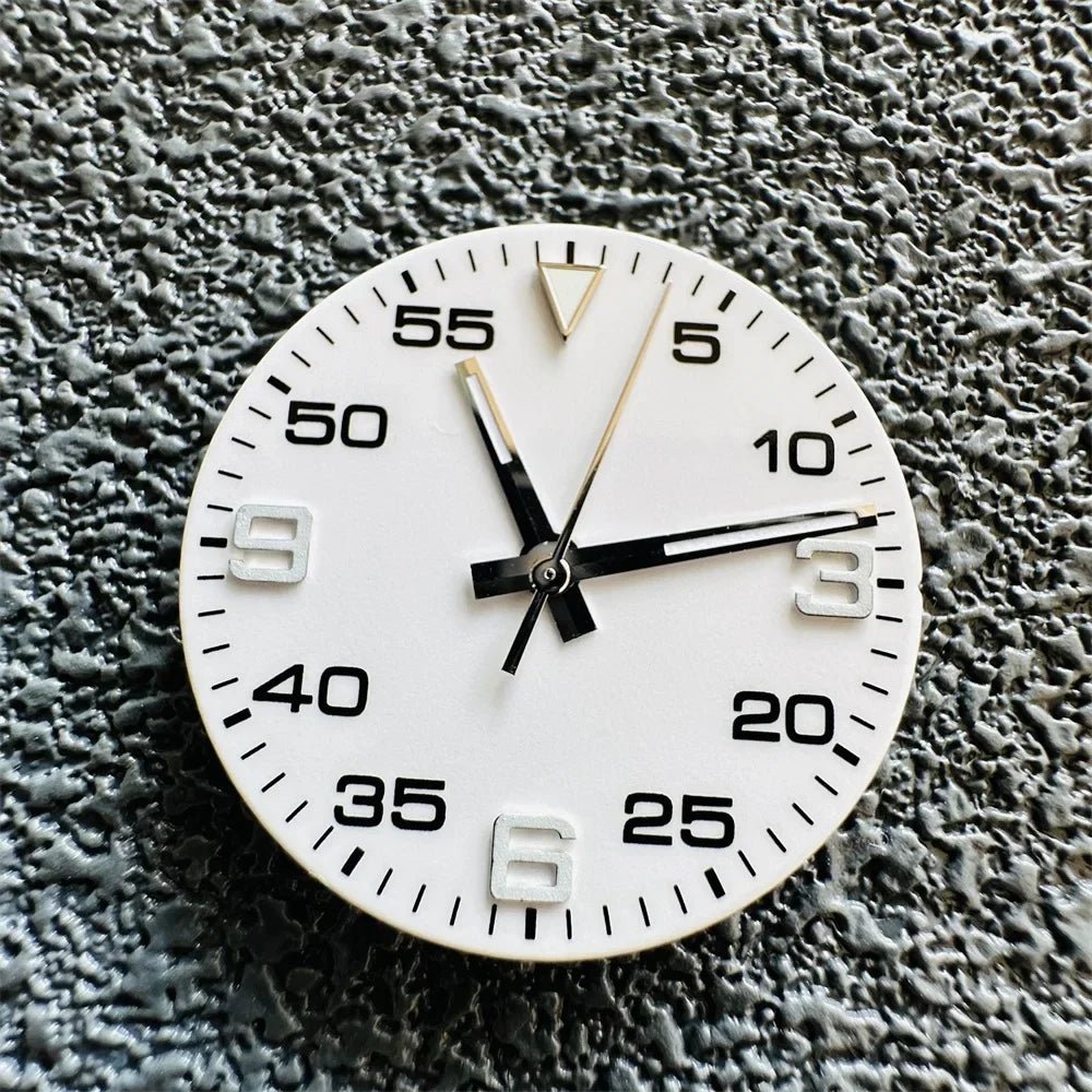 AIr King29mm Watch Dial Set Green Luminous Watch Accessories Watch Faces+hands for 8215/ 8200/ 8205/ 821A/ 2813 Movement - Tandorio Watches