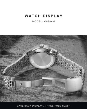 CADISEN C8244 Miyota 8215 Automatic 40mm 10bar diver sapphire luminous - Tandorio Watches