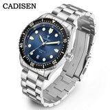 CADISEN C8245 Diver AR Sapphire MIYOTA 8215 Mechanical Wristwatch Ceramic Ring 10Bar Luminous - Tandorio Watches