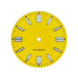 Double bar 28.5mm Watch Dials for NH35A NH38 Movement No Date with BGW9 Lume NH35 Dial Green Orange Blue PzpNqzZr - Tandorio Watches