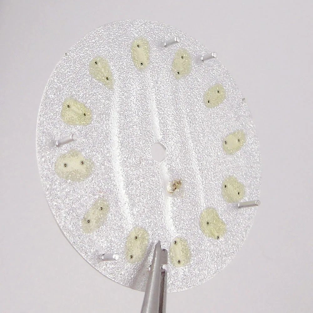 Double bar no date window Nologo 29mm Sand Dune Watch Dial Plate for NH35 NH36 ETA2824 PT5000 ST2130 Silver Hand no date Watch Parts for Diver Watch Mod - Tandorio Watches