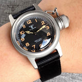 36mm Frogman Watches Tandroio TD177A NH35 Miyota 8215/PT500 Vintage Automatic Arched Domed Sapphire SandBlast 10Bar