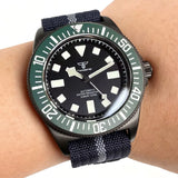 42mm PVD Black FXD Tandorio TD267B Titanium Diver NH35 Miyota 8215 PT5000 Automatic Sapphire 20ATM