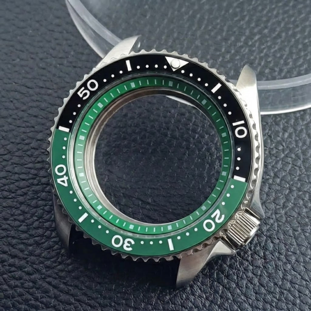 42mm Skx007 Case Mod For NH35 316 Steel Case Fit NH35 NH36 Movement/Dial Case Plane Sapphire Glass 22mm Strap Watch Box