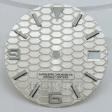 honeycomb texture watch dial is 29mm green luminous suitable for replacing parts of NH35 and NH36 movements - Tandorio Watches