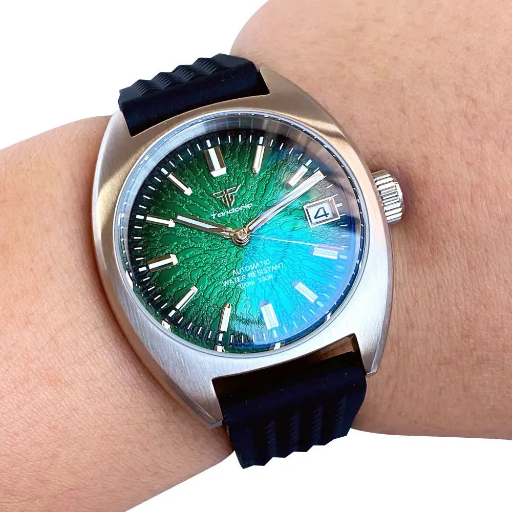 Identity Crisis Watch TANDORIO TD102F 36MM Luminous 200M Waterproof NH35A AR Domed Sapphire - Tandorio Watches