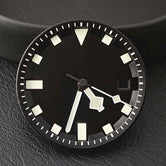 Miyota 8215 dial 31.8mm blue - green luminous dial/hands, suitable for dial replacement of 8215 automatic mechanical movement - Tandorio Watches