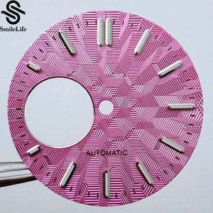 NH38 dial 28.5mm Texture Watch Dial Green Luminous Modification Watch Accessories Watch Faces for NH38 Movement - Tandorio Watches