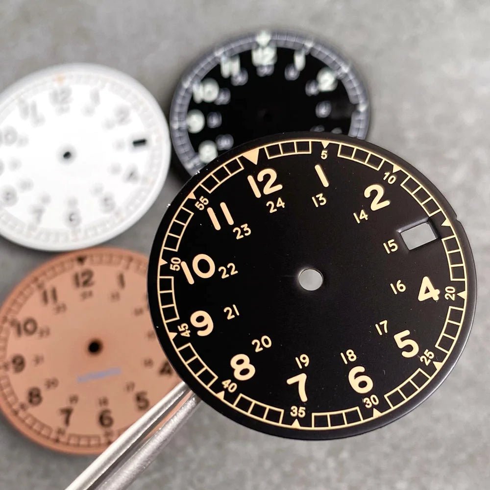 Dial Nologo 29mm for NH35 NH36 3.8 3 Clock Watch Mod Case SKX Mod Tandorio Watches