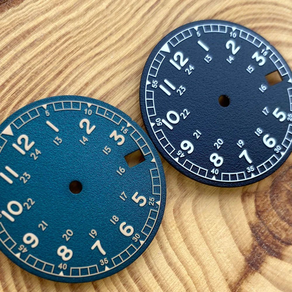 Hand watch dial top