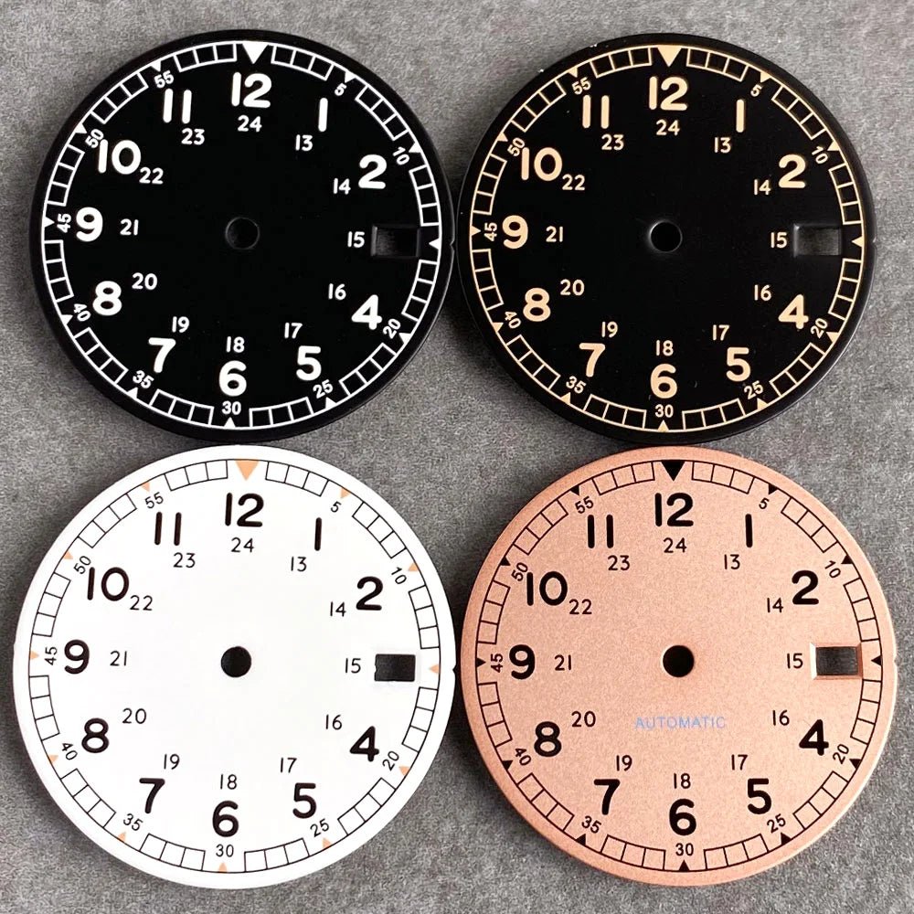 Dial Nologo 29mm for NH35 NH36 3.8 3 Clock Watch Mod Case SKX Mod Tandorio Watches