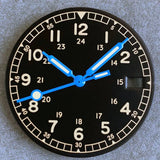 Nologo 29mm Pilot Field Watch Dial Face for NH35 NH36 3.8/3 Clock Watch Mod Case Numbers Markers Vintage Black Hand SKX Mod - Tandorio Watches