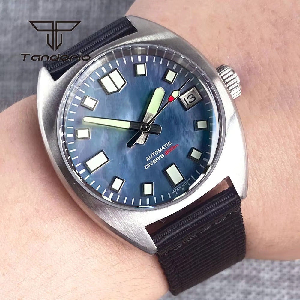 新品 Tandorio ノーロゴ NH35 フィフティファゾムス　オマージュ 新品 Tandorio ノーロゴ NH35 フィフティファゾムス オマージュ