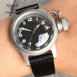 36mm Frogman Watches Tandroio TD177A NH35 Miyota 8215/PT500 Vintage Automatic Arched Domed Sapphire SandBlast 10Bar