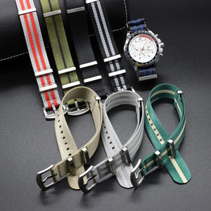 Nylon Watch Strap 20mm 22mm Premium Soft Watch Band Universal Sports For 007 Replacement Correa Reloj 20mm 22mm Nylon Watchband - Tandorio Watches