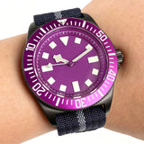 42mm PVD Black FXD Tandorio TD267B Titanium Diver NH35 Miyota 8215 PT5000 Automatic Sapphire 20ATM