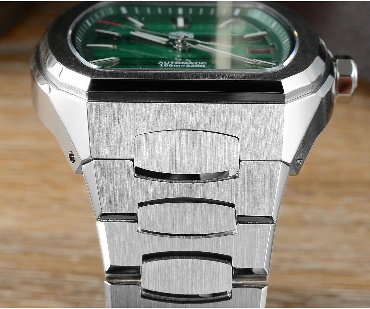 San Martin Dress Watch SN0145 39.5mm Tonneau Luxury Mineral Dial PT5000 SW200 Automatic AR Sapphire Luminous - Tandorio Watches
