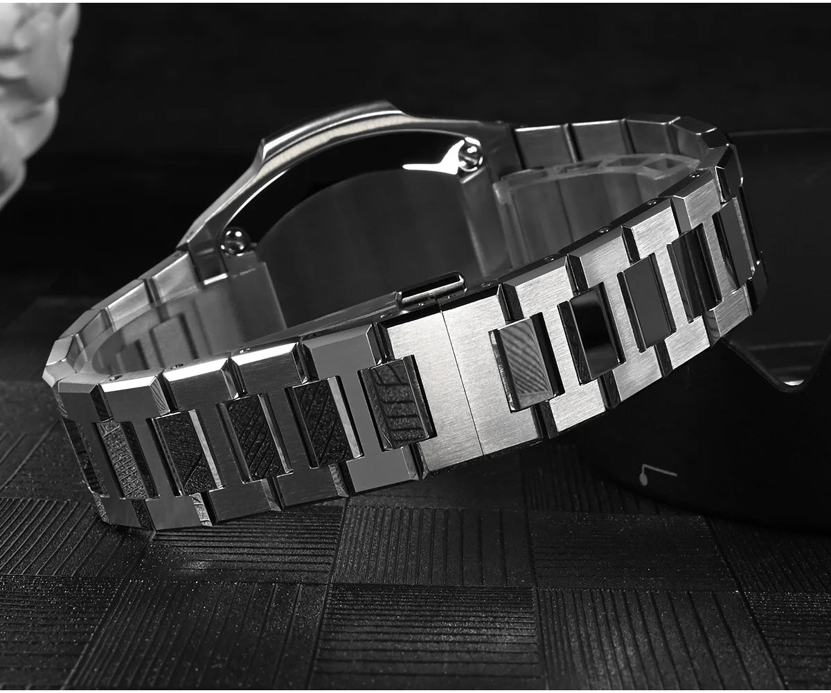 San Martin Nautilus MOD SN0075G 43mm Sw200 PT5000 Automatic AR Sapphire 20 ATM BGW - 9 - Tandorio Watches