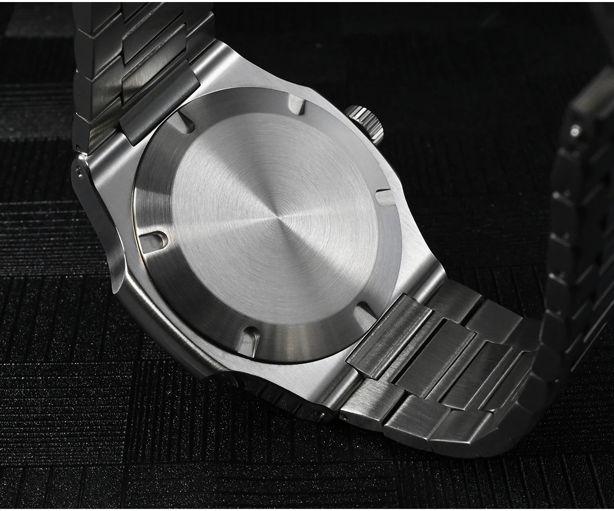 San Martin SN0076 42mm PT5000 Sw200 Automatic Dress Watch 20bar AR Sapphire BGW9 Lume - Tandorio Watches