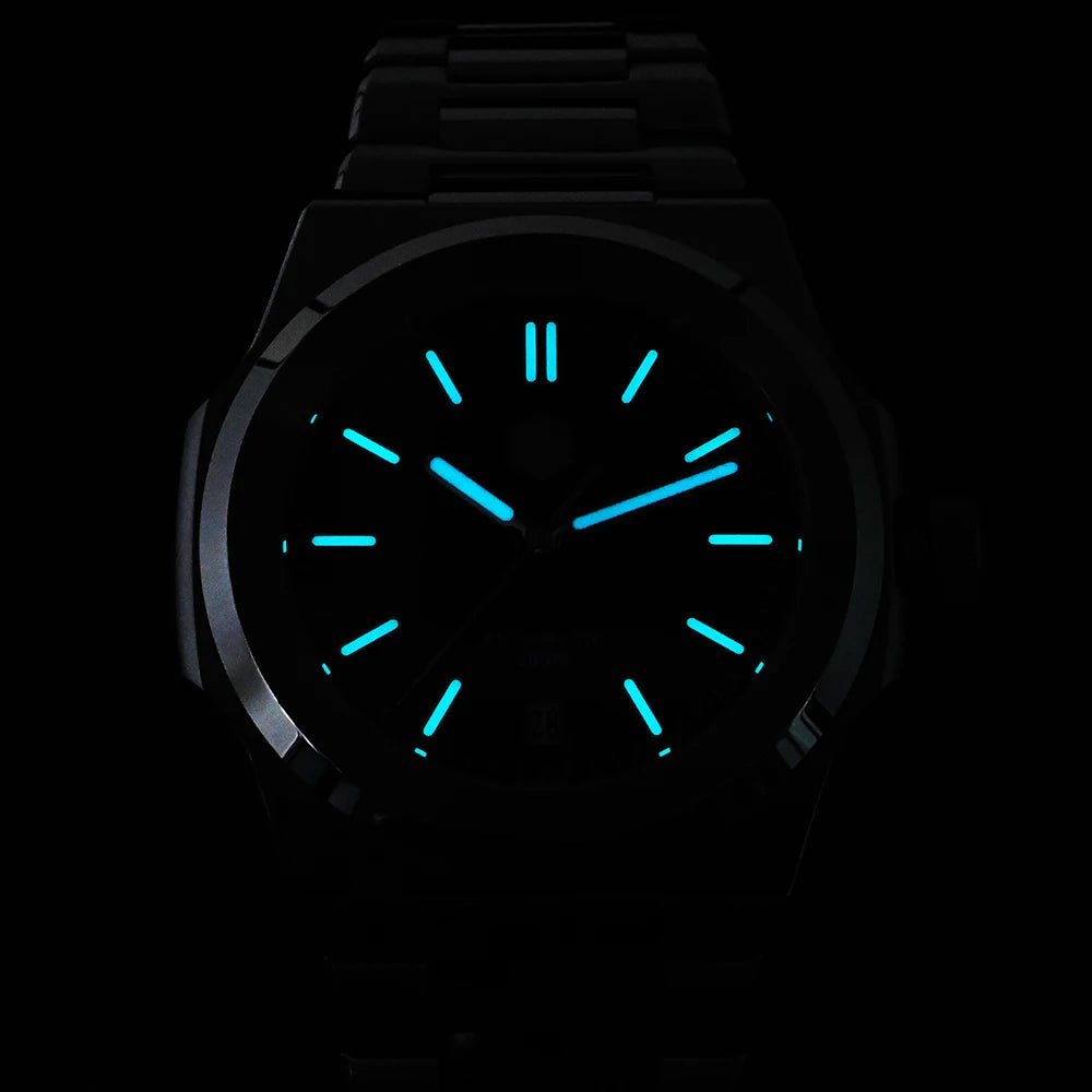 San Martin SN0076 42mm PT5000 Sw200 Automatic Dress Watch 20bar AR Sapphire BGW9 Lume - Tandorio Watches