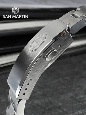 San Martin SUB Diver Sn0019G 41mm Water Ghost PT5000 SW200 Automatic AR Sapphire 20Bar BGW - 9 Luminous - Tandorio Watches