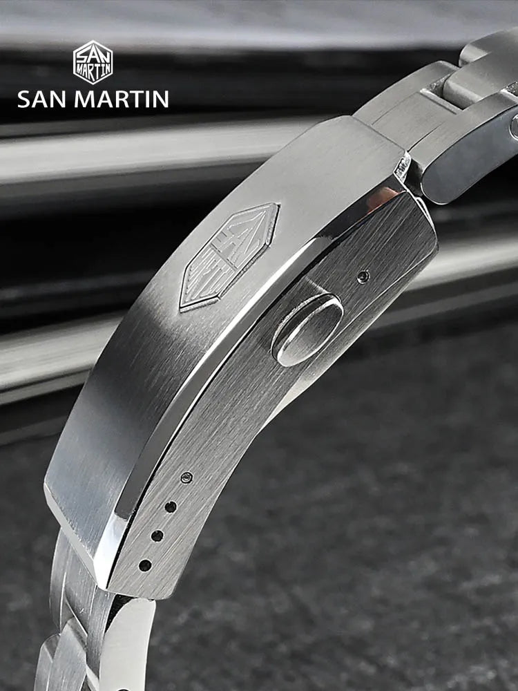 San Martin SUB Diver Sn0019G 41mm Water Ghost PT5000 SW200 Automatic AR Sapphire 20Bar BGW - 9 Luminous - Tandorio Watches