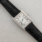 Tank Watch 31mm square retro women's watch stainless steel quartz VJ24 3ATM Mineral Silver Gold