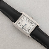 Tank Watch 31mm square retro women's watch stainless steel quartz VJ24 3ATM Mineral Silver Gold